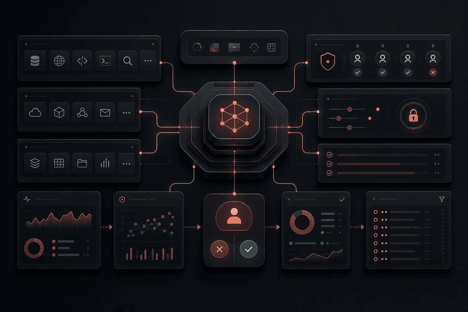 Production AI agent architecture with permissions, monitoring, and human review